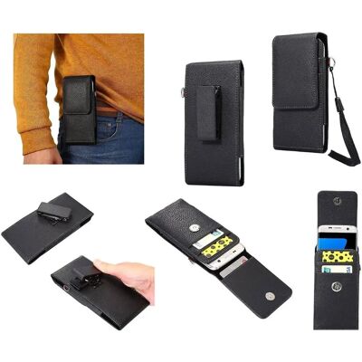 DFV mobile Étui Holster en Cuir Ceinture Clip Rotatif 360 - Elephone PX Pro - Publicité DFV mobile Étui Holster en Cuir Ceinture Clip Rotatif 360 - Elephone PX Pro - Publicité