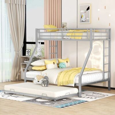 OKWISH - Letto a castello - Metal - Cama extraíble - Litera OKWISH - Letto a castello - Metal - Cama extraíble - Litera