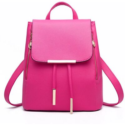 Maxpower - Maxpower - Hot Pink - PU Leather - Backpack Maxpower - Maxpower - Hot Pink - PU Leather - Backpack