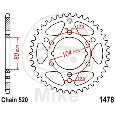 Jt Crown Z36 520 Black D.Int. - Sprocket for Kawasaki Zzr 2000-2002 Jt Crown Z36 520 Black D.Int. - Sprocket for Kawasaki Zzr 2000-2002
