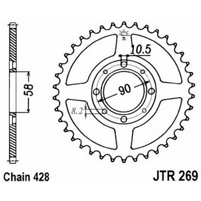 Jt Black Z56 428 D.Int. - Car Spare Part Jt Black Z56 428 D.Int. - Car Spare Part