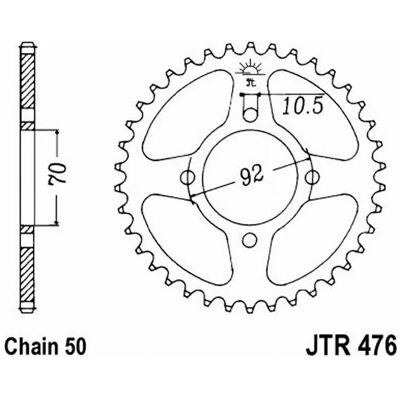 Jt Sprocket Kz400g - Sunstar Kawasaki 400 Z - Sprocket Jt Sprocket Kz400g - Sunstar Kawasaki 400 Z - Sprocket
