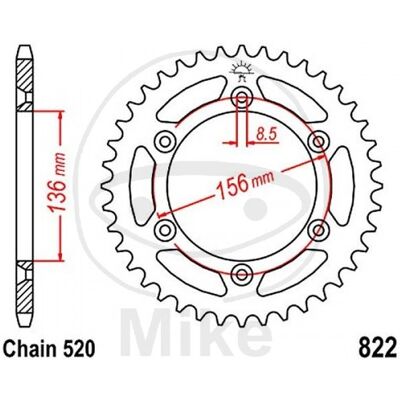 Corona Jt 822 Dents - Motorcycle Part Corona Jt 822 Dents - Motorcycle Part