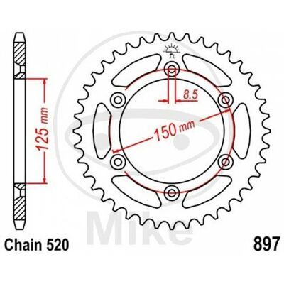 Jt Z48 520 Sprocket - Black Jt Z48 520 Sprocket - Black