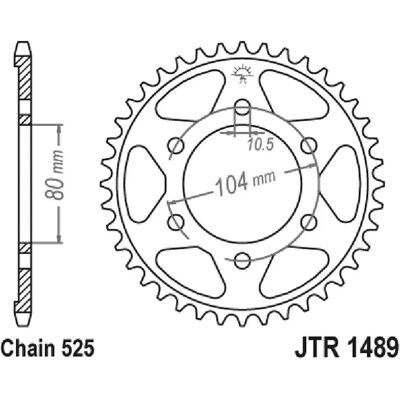 Corona 1489 Z39 Kawasaki Ninja ZX-7R ZX-6R ZX-9R Z1000 - motorcycle part Corona 1489 Z39 Kawasaki Ninja ZX-7R ZX-6R ZX-9R Z1000 - motorcycle part