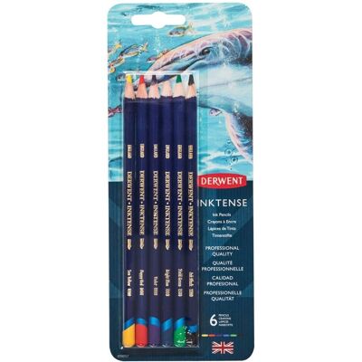 Derwent - Inktense Permanent Watercolour Pencils - Crayons - Publicité Derwent - Inktense Permanent Watercolour Pencils - Crayons - Publicité