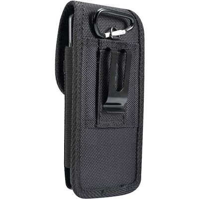 DFV mobile Étui ceinture en cuir et nylon pour BLU Vivo IV - Protection - Publicité DFV mobile Étui ceinture en cuir et nylon pour BLU Vivo IV - Protection - Publicité