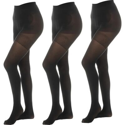 Jolie Folie Zwarte Push-Up Slip - 50 Den - Microfiber L Jolie Folie Zwarte Push-Up Slip - 50 Den - Microfiber L