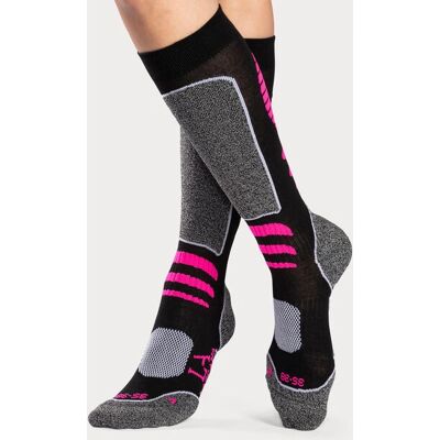 LASCANA ACTIVE Skisocken - 35-38, 39-42, schwarz, grau - Skisocken LASCANA ACTIVE Skisocken - 35-38, 39-42, schwarz, grau - Skisocken