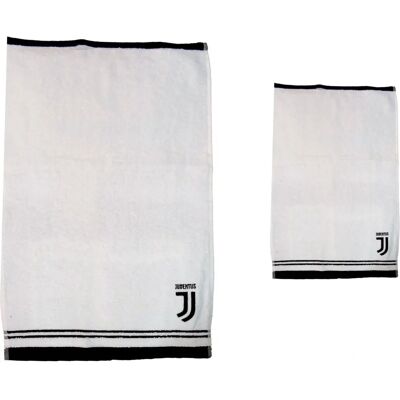 Hermet Set Asciugamani Cotone Juventus - 60x100/40x60 Hermet Set Asciugamani Cotone Juventus - 60x100/40x60
