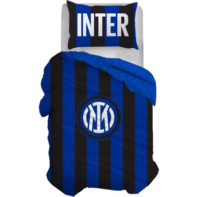 Inter Milan Modell - Flerfärgat enkelsängsöverdragssats - Sätt för överdrag Inter Milan Modell - Flerfärgat enkelsängsöverdragssats - Sätt för överdrag