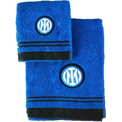 Inter Milan Set Towel & Guest - Official Cotton Inter Milan Set Towel & Guest - Official Cotton