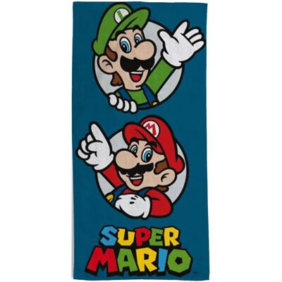 Serviette de Plage Super Mario - 70x140 cm - Design Coloré Serviette de Plage Super Mario - 70x140 cm - Design Coloré
