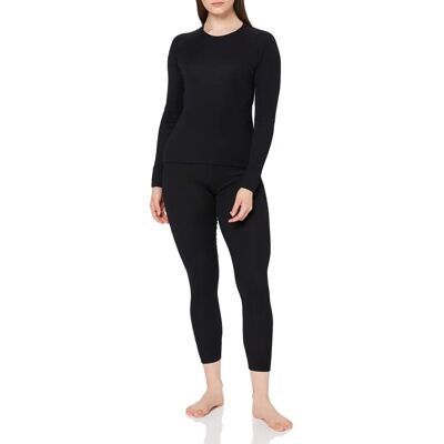 CMP Damen Thermounterwäsche-Set - Schwarz - Modell 42 - Warm, OEKO-TEX CMP Damen Thermounterwäsche-Set - Schwarz - Modell 42 - Warm, OEKO-TEX