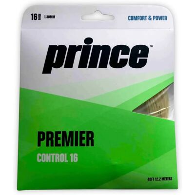 Prince Premier Control 16 Tennissnaar wit Prince Premier Control 16 Tennissnaar wit