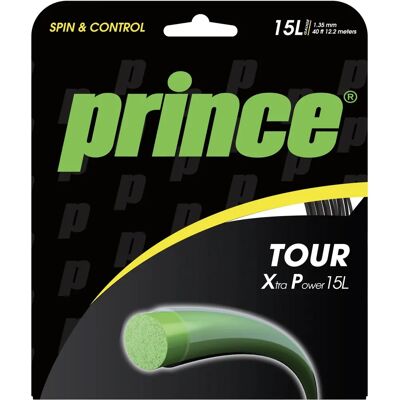 Prince Tennis Tour XP 16 Cordage de Tennis Argenté - Publicité Prince Tennis Tour XP 16 Cordage de Tennis Argenté - Publicité