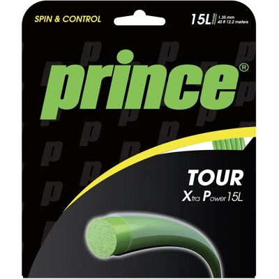 Prince Tour Xp 12,2 m Tennis Saiten - Grün Kontrolle & Spin Prince Tour Xp 12,2 m Tennis Saiten - Grün Kontrolle & Spin