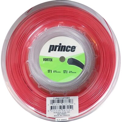 Prince Vortex Tenniszubehör - Rot - 1,30 mm - Tennissaiten Prince Vortex Tenniszubehör - Rot - 1,30 mm - Tennissaiten