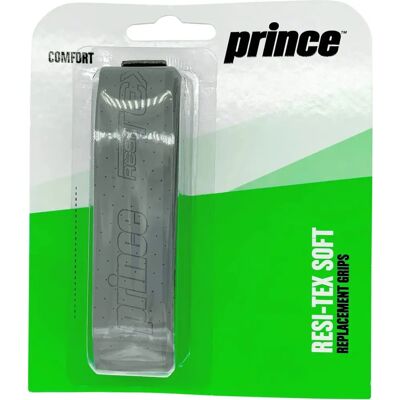 PRINCE Resi-texsoft 2,00mm Prise de tennis - Gris - Publicité PRINCE Resi-texsoft 2,00mm Prise de tennis - Gris - Publicité