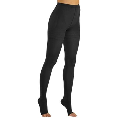 Solidea Calzificio Pinelli Wonder Modello Cl2 Punta Aperta Nero - Calze di Compressione Solidea Calzificio Pinelli Wonder Modello Cl2 Punta Aperta Nero - Calze di Compressione