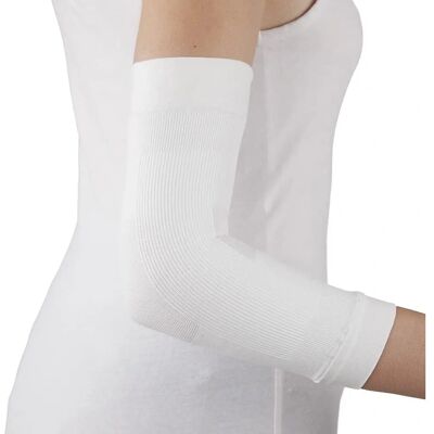 Solidea - Gomitiera Silver Bianco - White - L - Tutore gomito Solidea - Gomitiera Silver Bianco - White - L - Tutore gomito