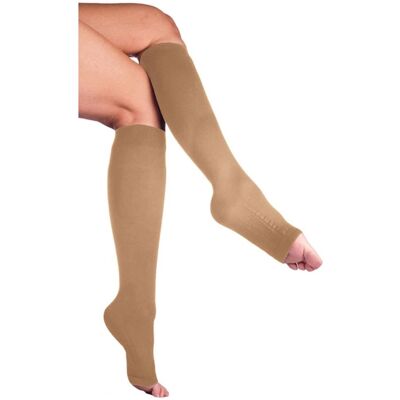 SOLIDEA Calze di compressione unisex di classe 1 - Naturale SOLIDEA Calze di compressione unisex di classe 1 - Naturale