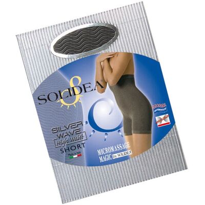Solidea - Silver Wave High Waist Short - Noir - S - Shorts - Publicité Solidea - Silver Wave High Waist Short - Noir - S - Shorts - Publicité
