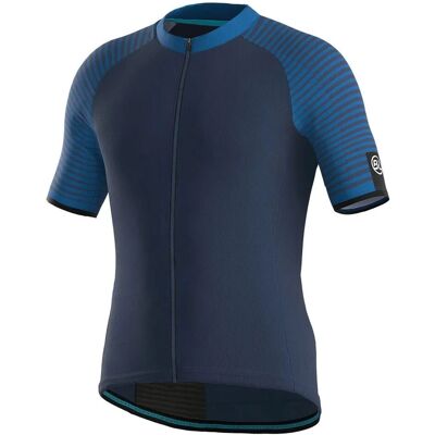 Maglia Avventura Bicycle Line blu manica corta - Maglia Maglia Avventura Bicycle Line blu manica corta - Maglia
