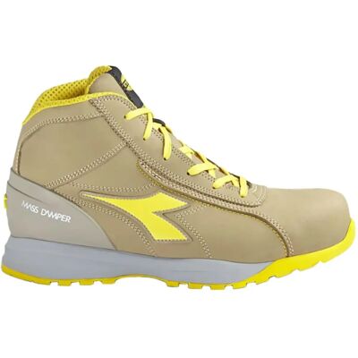 Chaussures de Sécurité Hautes Diadora - Cuir Nubuck - Beige - Publicité Chaussures de Sécurité Hautes Diadora - Cuir Nubuck - Beige - Publicité