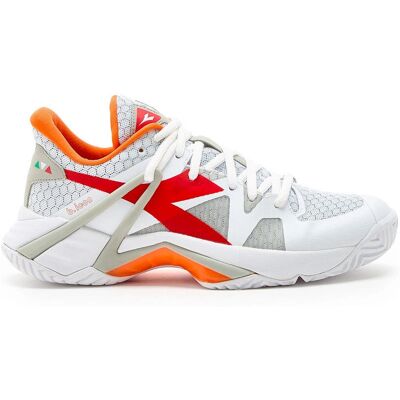 Diadora B.Icon W AG Biały/Podpalić Czerwony Buty tenisowe - Buty tenisowe Diadora B.Icon W AG Biały/Podpalić Czerwony Buty tenisowe - Buty tenisowe