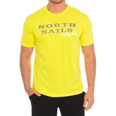 Βαμβακερό ανδρικό κοντομάνικο T-shirt North Sails - 9024030 - Κίτρινο - Μέγεθος L Βαμβακερό ανδρικό κοντομάνικο T-shirt North Sails - 9024030 - Κίτρινο - Μέγεθος L