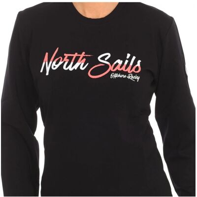 North Sails Μοντέλο 9024250 - Φούτερ με στρογγυλή λαιμόκοψη - Μαύρο North Sails Μοντέλο 9024250 - Φούτερ με στρογγυλή λαιμόκοψη - Μαύρο