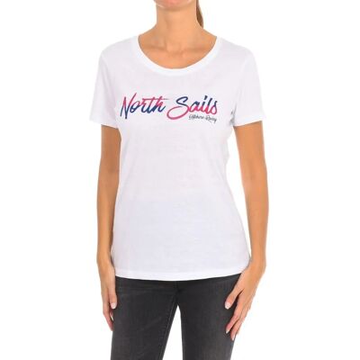 North Sails Weiß Baumwoll-T-Shirt - Kurzarm - Rundhals North Sails Weiß Baumwoll-T-Shirt - Kurzarm - Rundhals