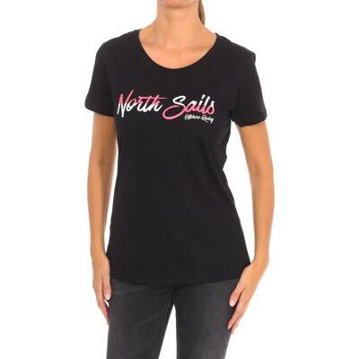 North Sails Womens Short Sleeve Cotton T-Shirt - Black - XL - T-Shirt North Sails Womens Short Sleeve Cotton T-Shirt - Black - XL - T-Shirt