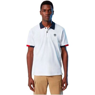North Sails White Organic Cotton Piqué Polo - Polo shirt North Sails White Organic Cotton Piqué Polo - Polo shirt