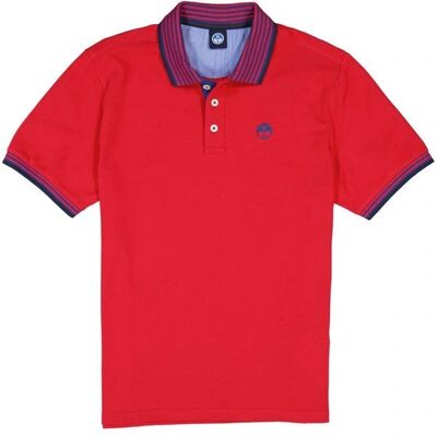 NORTH SAILS - Polo Shirt - Rot - 4XL - Polo Shirt NORTH SAILS - Polo Shirt - Rot - 4XL - Polo Shirt