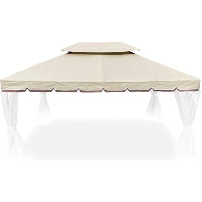 SAN MARCO - Housse imperméable pour gazebo 3x4m - Publicité SAN MARCO - Housse imperméable pour gazebo 3x4m - Publicité