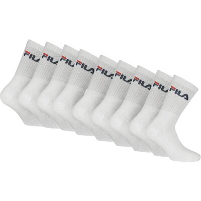 FILA Modell Crew-Socken - einfarbig, bedruckt, lange Form - Socken FILA Modell Crew-Socken - einfarbig, bedruckt, lange Form - Socken