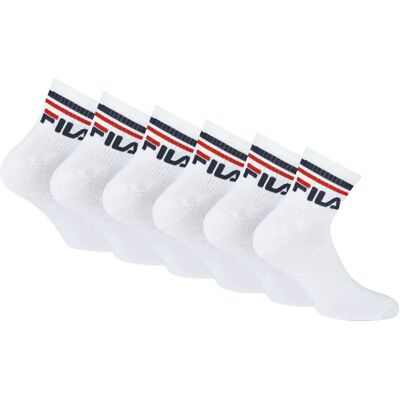 FILA Weiße Unisex Sportsocken Gr. 43-46 - Sportsocken FILA Weiße Unisex Sportsocken Gr. 43-46 - Sportsocken