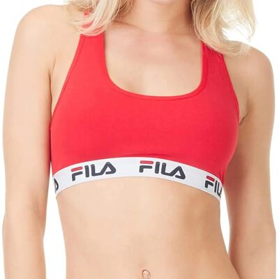 Fila Rote Damen-BH - Komfort, Unterstützung & Zeitloses Design Fila Rote Damen-BH - Komfort, Unterstützung & Zeitloses Design