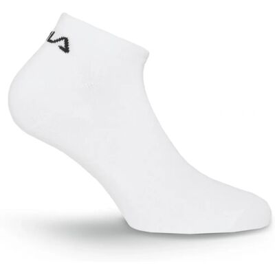 FILA Weiße Unisex Baumwollsocken - Sneakersocken 43-46 FILA Weiße Unisex Baumwollsocken - Sneakersocken 43-46