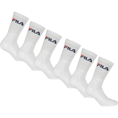 FILA Herrentennissocken - Weiß - Elastischer Sitz FILA Herrentennissocken - Weiß - Elastischer Sitz