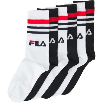 FILA Herresokker - Sort-Hvid - Unisex sportssokker FILA Herresokker - Sort-Hvid - Unisex sportssokker