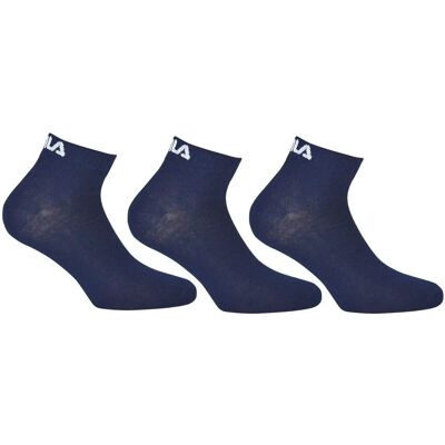 FILA Herren Blau Sneakersocken 3er Pack - Socken FILA Herren Blau Sneakersocken 3er Pack - Socken