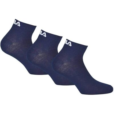 FILA Herren Blau Sneakersocken 3er Pack - Socken FILA Herren Blau Sneakersocken 3er Pack - Socken