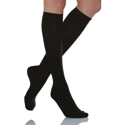 RELAXSAN - Stützkniestrümpfe Elastic Cotton II - Black - M - Chaussettes de compression - Publicité RELAXSAN - Stützkniestrümpfe Elastic Cotton II - Black - M - Chaussettes de compression - Publicité