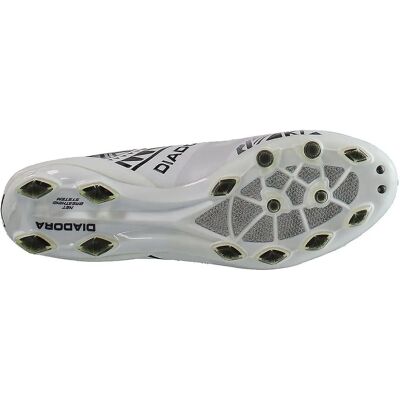 Diadora DD-NA3 GLX 14 White Synthetic Mens Football Boots - Football Shoes Diadora DD-NA3 GLX 14 White Synthetic Mens Football Boots - Football Shoes