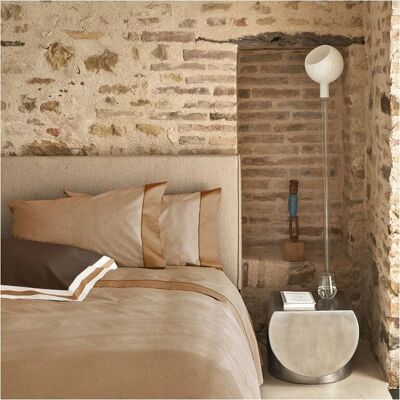 Fazzini - SASHIKO - SASHIKO Tortora - 2 piazze - Duvet cover set Fazzini - SASHIKO - SASHIKO Tortora - 2 piazze - Duvet cover set