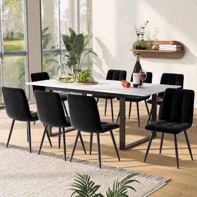 REDOM - Telescopic Table - 140/180x80x75 - Metal - Mesa REDOM - Telescopic Table - 140/180x80x75 - Metal - Mesa