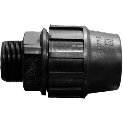 TECNOAGUA PE 90mm Gewindeadapter - Rohrverbindung TECNOAGUA PE 90mm Gewindeadapter - Rohrverbindung